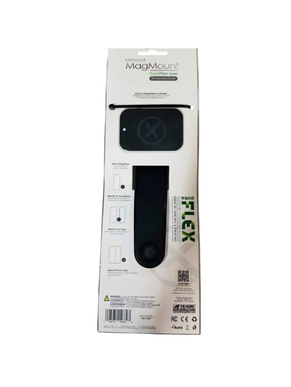 Xcell Universal MagMount DuraFlex Series Windshield Dash Magnetic Phone Tablet M